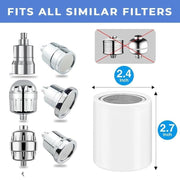 Shower Head Filter Replacement Cartridge